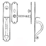 Entrance Handle Set - Trim set without mechanism