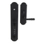 Bouvet - Entrance Handle Set - Complete single cylinder set for 1 3/4'' door - Pewter 012
