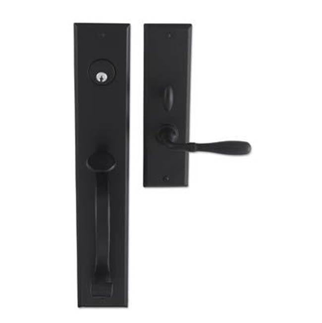 Bouvet - Entrance Handle Set - Complete full dummy set - Pewter 012