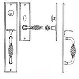 Entrance Handle Set - Complete full dummy set