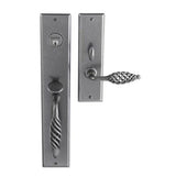 Bouvet - Entrance Handle Set - Complete full dummy set - Pewter 012