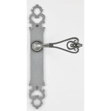 Bouvet - Provence Lever Set - Privacy trim set without mechanism - Pewter 012