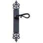 Bouvet - Richelieu Lever Set - Complete single profile cylinder set for 1 3/4'' door - Satin Antique Brass 056