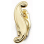 Bouvet - Knob on Plate Bayeux - Satin Antique Brass 056