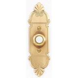 Bouvet - Mansart Plate and Bell Button - Satin Antique Brass 056