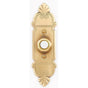 Bouvet - Mansart Plate and Bell Button - Satin Antique Brass 056