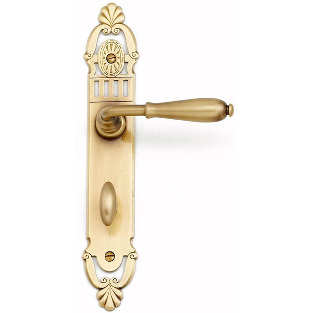 Bouvet - Mansart Lever Set - Complete full dummy set - Satin Antique Brass 056