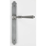 Bouvet - Languedoc Narrow Escutcheon Lever Set - Complete full dummy set - Satin Antique Brass 056