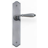 Bouvet - Nervers Lever Set - Complete tubular privacy set for 1 3/4'' door - Satin Antique Brass 056
