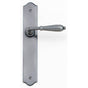 Bouvet - Nervers Lever Set - Complete tubular privacy set for 1 3/4'' door - Satin Antique Brass 056