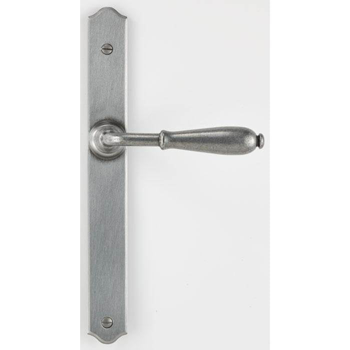 Bouvet - Nervers Narrow Escutcheon Lever Set - Complete full dummy set - Satin Antique Brass 056