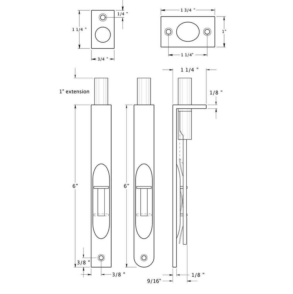 Flush Bolt