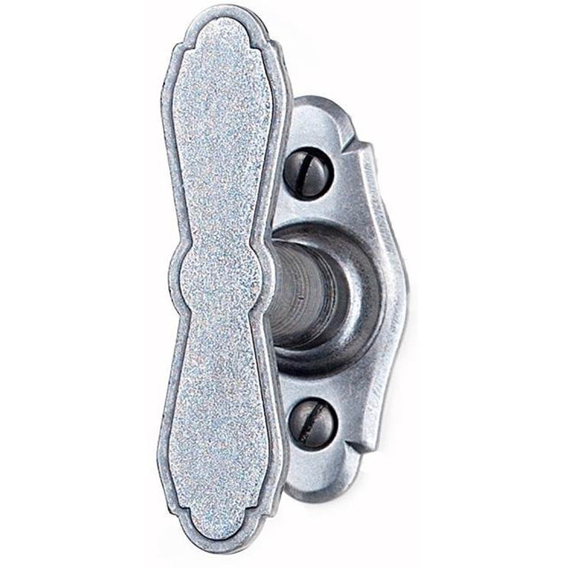 Bouvet - Massena Knob on Plate - Pewter 012