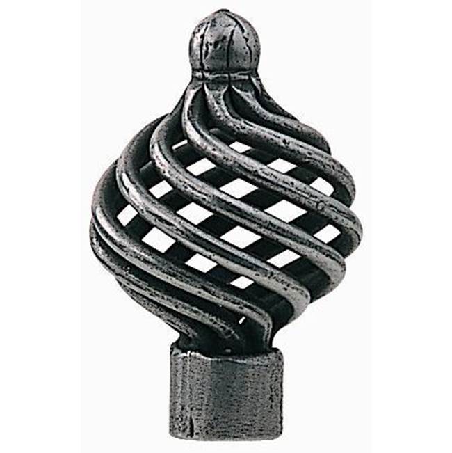 Bouvet - Basket Knob - Pewter 012