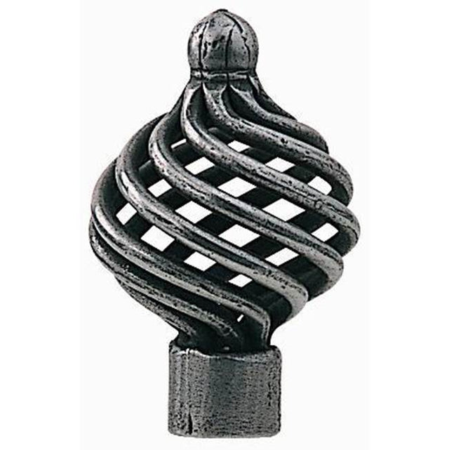 Bouvet - Basket Knob - Pewter 012