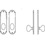 Interior Escutcheon Set - Complete single dummy set