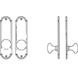 Interior Escutcheon Set - Complete single dummy set