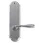 Bouvet - Interior Escutcheon Set - Complete privacy set - Pewter 012