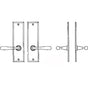 Bouvet - Interior Escutcheon Set - Complete passage set - Pewter 012
