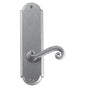 Bouvet - Interior Escutcheon Set - Complete privacy set - Pewter 012