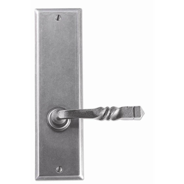 Bouvet - Interior Escutcheon Set - Complete passage set - Pewter 012