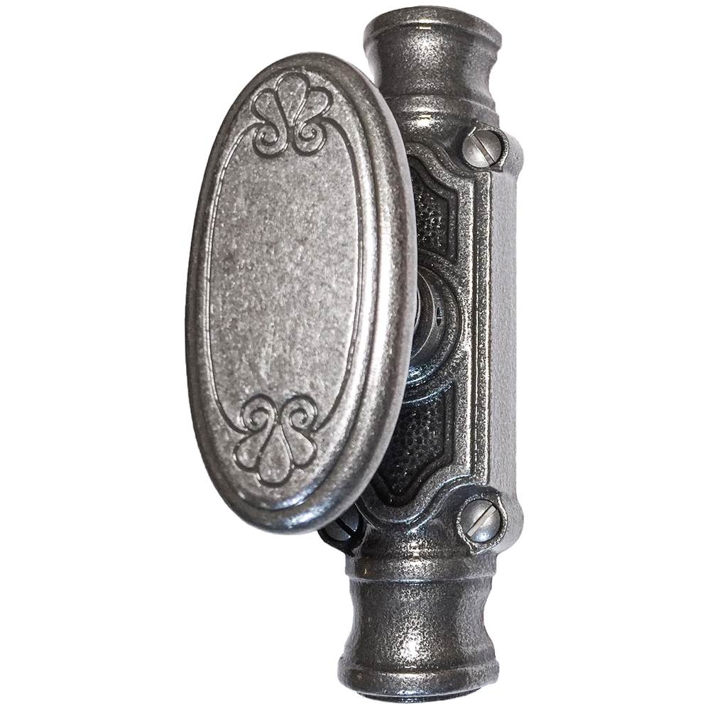 Bouvet - Cremone with 4120 Knob - Pewter 012