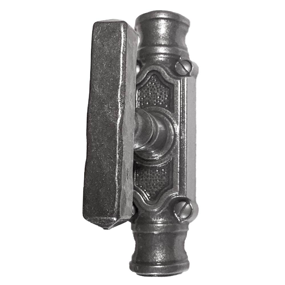 Bouvet - Cremone with 4495 Knob - Pewter 012