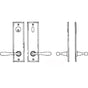 Bouvet - Entry Tubular or Mortise set - Complete full dummy set to match 25 fonction - Pewter 012