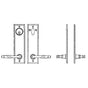Bouvet - Entry Tubular or Mortise set - Complete full dummy set to match 144 fonction - Pewter 012