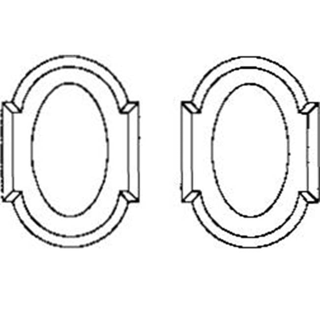 Knob set on rosette - Complete full dummy set