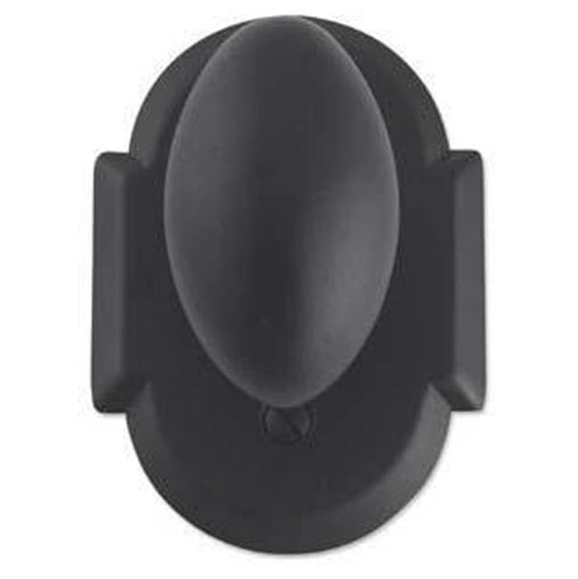 Bouvet - Knob set on rosette - Complete passage set - Pewter 012