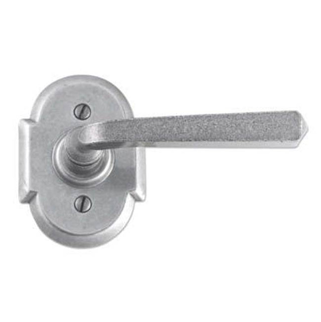 Bouvet - Lever set on rosette - Complete single dummy set - Pewter 012