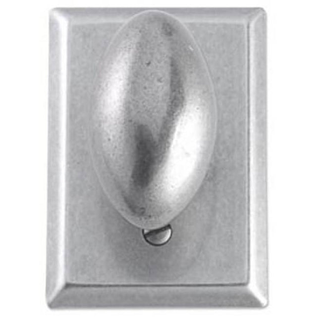 Bouvet - Lever set on rosette - Complete privacy set - Pewter 012