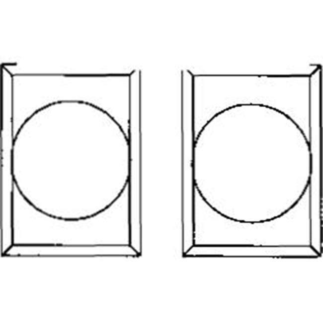 Knob set on rosette - Complete full dummy set