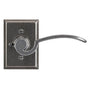 Bouvet - Lever set on rosette - Complete passage set - Pewter 012