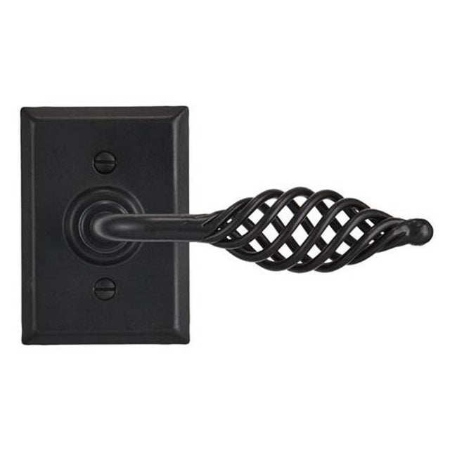 Bouvet - Lever set on rosette - Complete passage set - Pewter 012