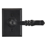 Bouvet - Lever set on rosette - Complete passage set - Pewter 012