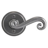 Bouvet - Lever set on rosette - Complete passage set - Pewter 012