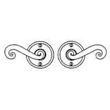Lever set on rosette - Complete passage set