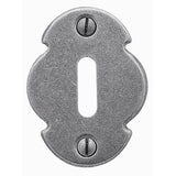 Bouvet - Key Hole Back Plate - Pewter 012