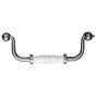 Bouvet - Porcelaine Drop Pull - White Porcelaine / Pewter 062
