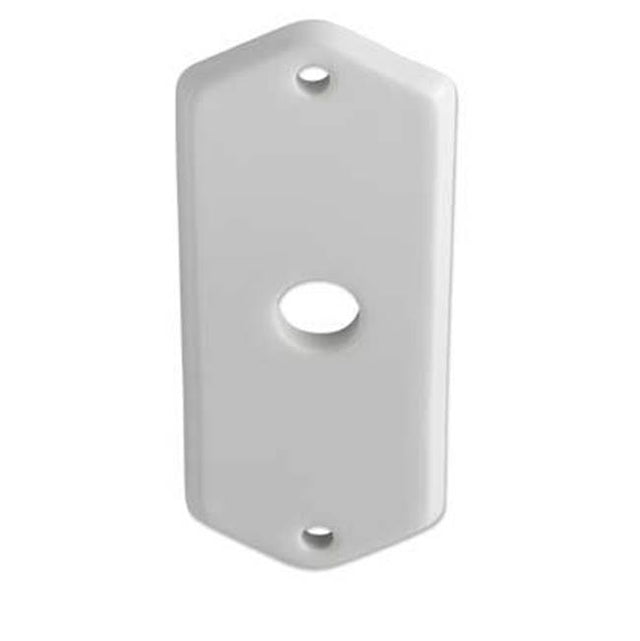 Bouvet - Porcelain Back Plate - White Porcelaine 008
