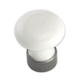 Bouvet - Round Porcelaine Knob - Blue Porcelaine / Rust 099