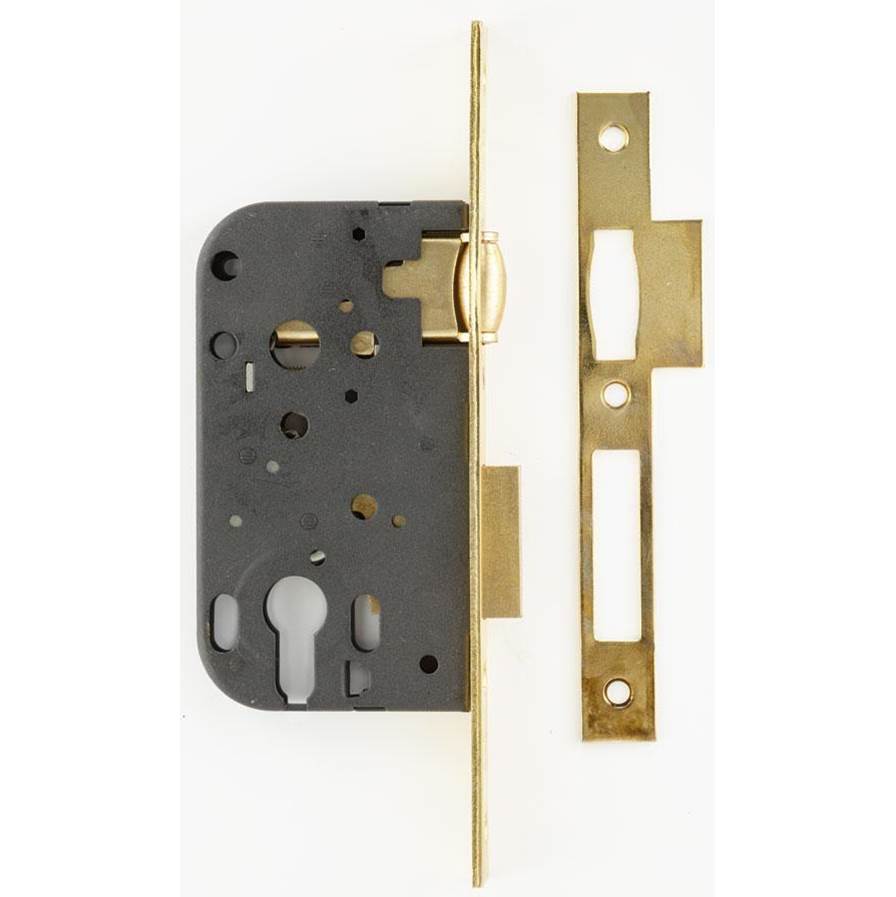 Bouvet - Roller Latch and Cylinder Mortise Lock - Black 007
