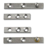 Bouvet - Straight Cabinet Pivot Hinge - Natural Steel 003