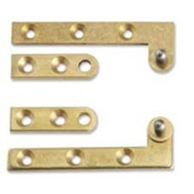 Bouvet - 90 Degree Cabinet Pivot Hinge - Polished Brass 052