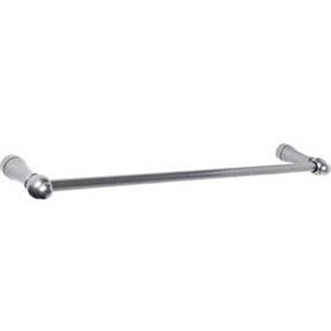 Bouvet - Towel Bar (without rosettes) - Pewter 012