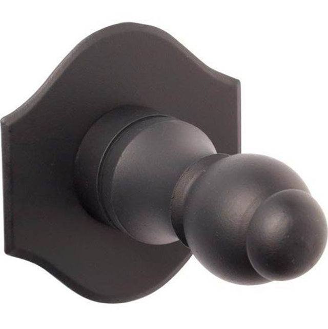 Bouvet - Robe Hook 6107 with 1404 Rosette - Pewter 012