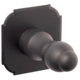 Bouvet - Robe Hook 6107 with 1408 Rosette - Pewter 012