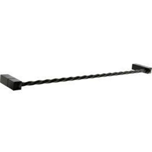 Bouvet - Towel bar (without rosettes) - Pewter 012